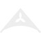 Ekena Millwork Pitch Naple Architectural Grade PVC Gable Pediment, 48"W x 28"H x 1"P (14/12) GPP048X028X100NAP - alternate 3